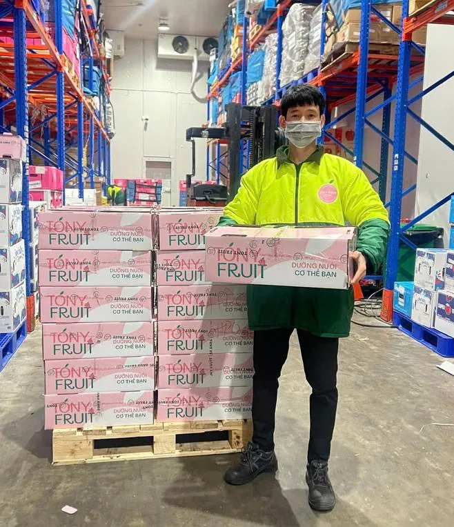 Tony Fruit retail presence and branding