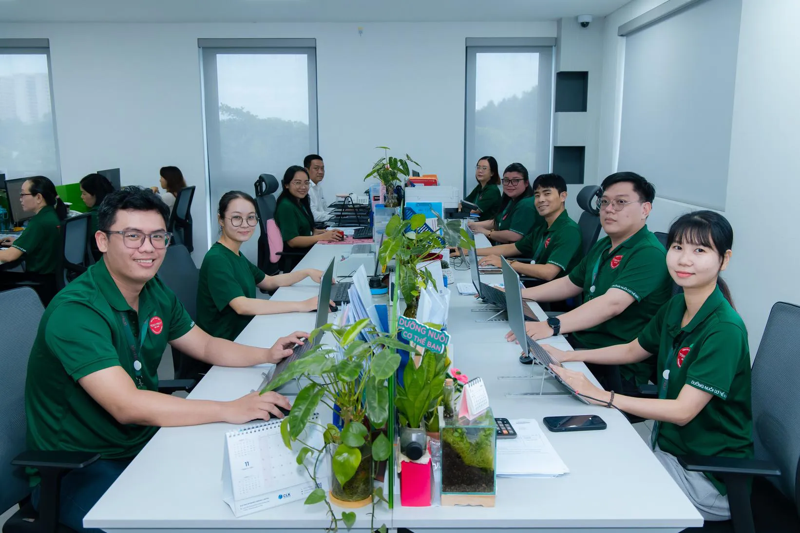 Tony Fruit operations team in office